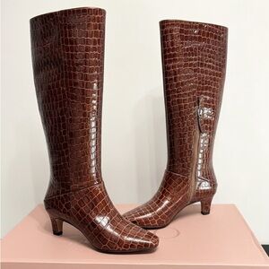 Franco Sarto Andria Wide Calf leather boot -NWB